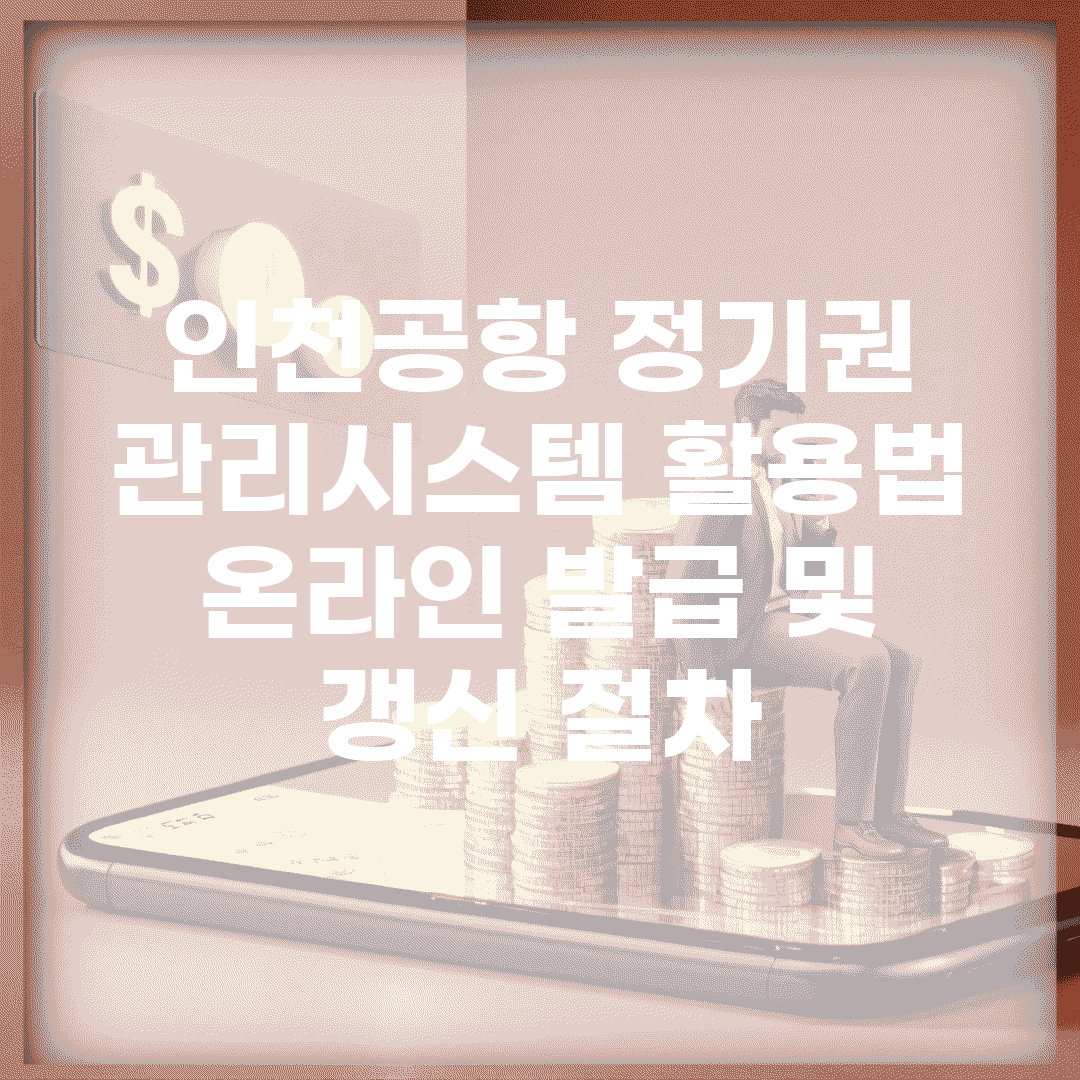 인천공항 정기권 관리시스템 활용법 | 온라인 발급 및 갱신 절차