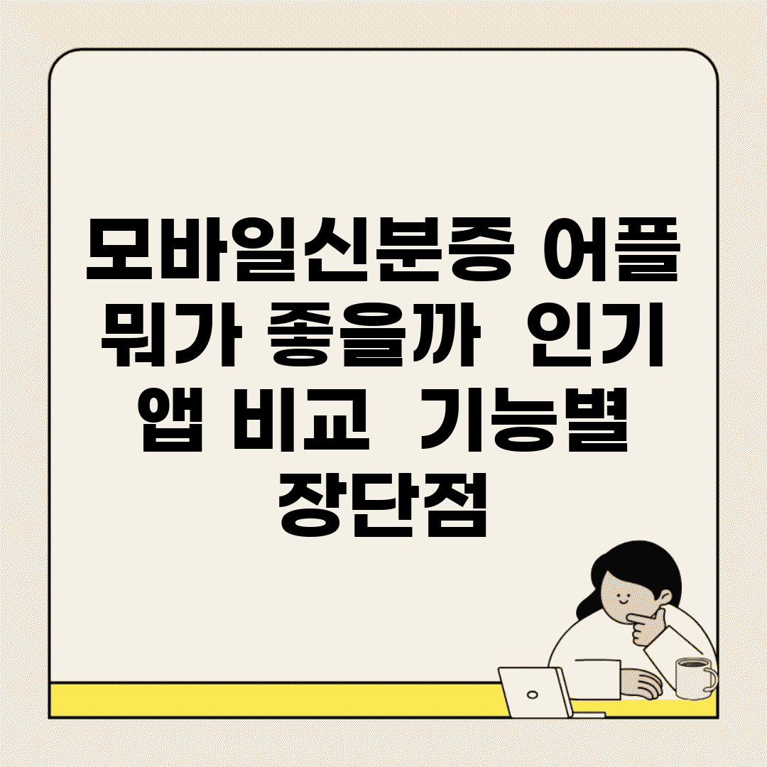 모바일신분증 어플 뭐가 좋을까? | 인기 앱 비교 | 기능별 장단점