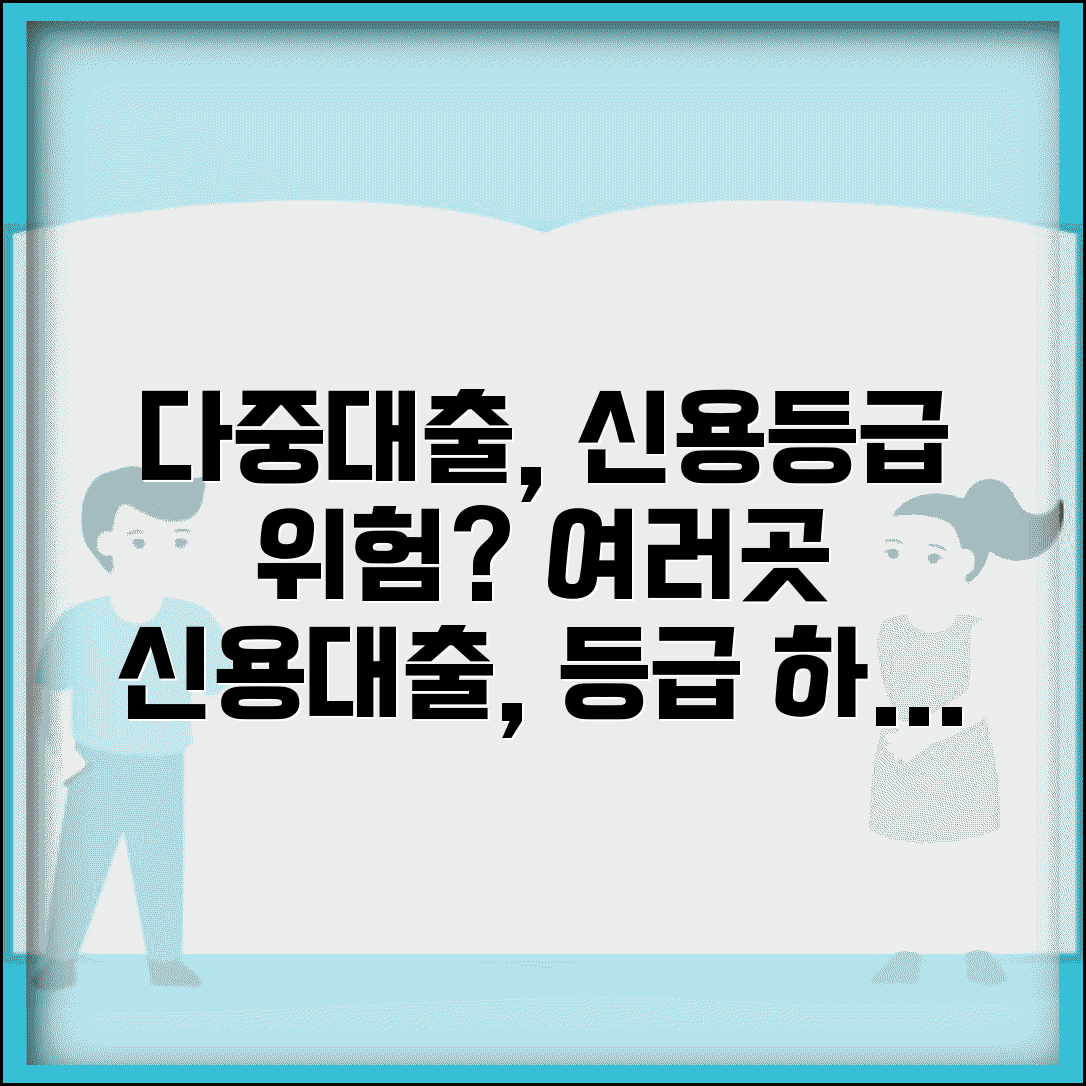 신용대출 여러 곳서 받으면 등급 떨어지나요 | 다중대출 | 신용등급 | 영향