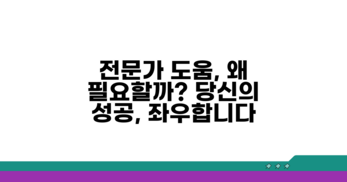 전문가의 도움, 왜 중요할까요