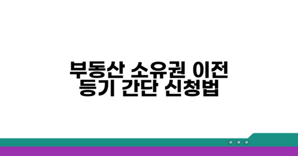 소유권 이전 등기 신청 방법