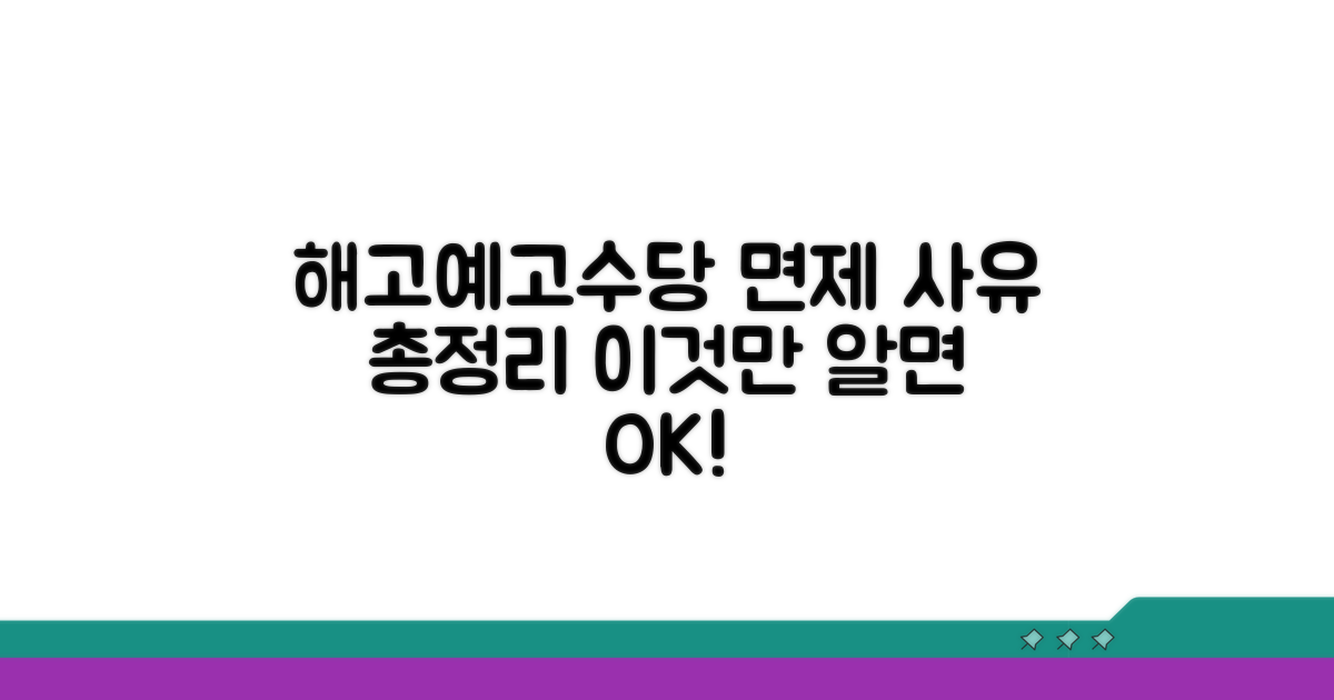 해고예고수당 면제 사유 총정리