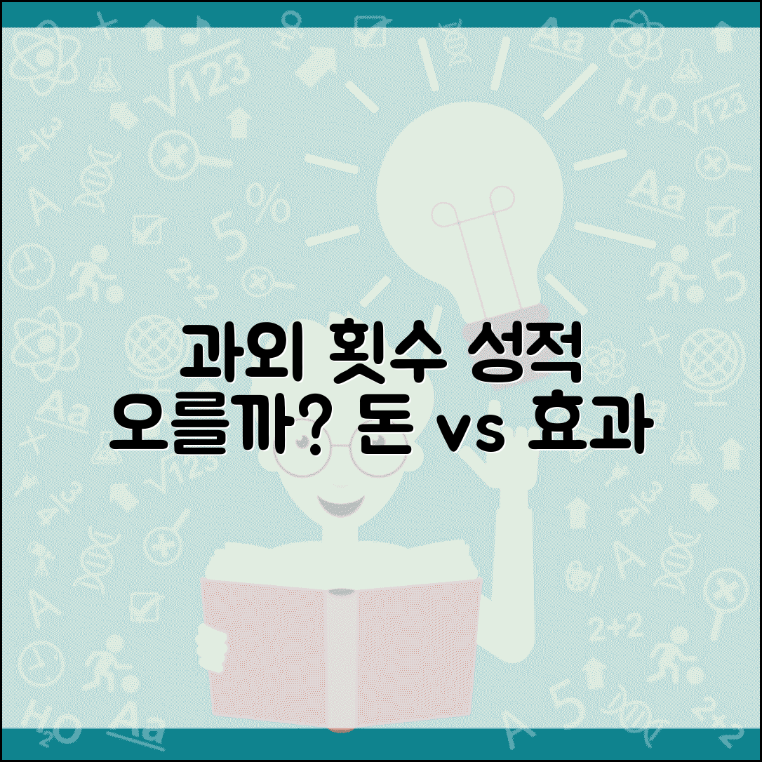 아이 과외 횟수 늘리면 성적 오를까요 | 과외 빈도 | 학습 효과 | 비용 증가