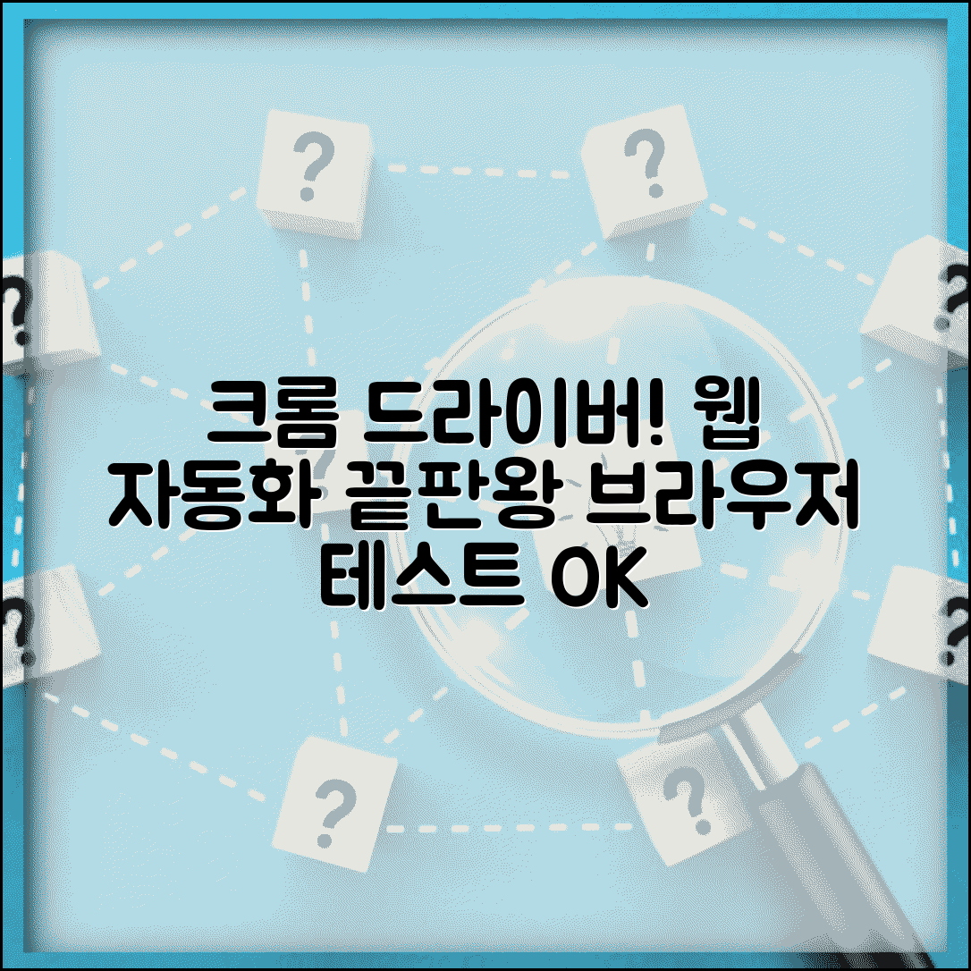 크롬 드라이버 다운로드 웹 자동화 | 크롬브라우저 자동화 테스트용 웹드라이버