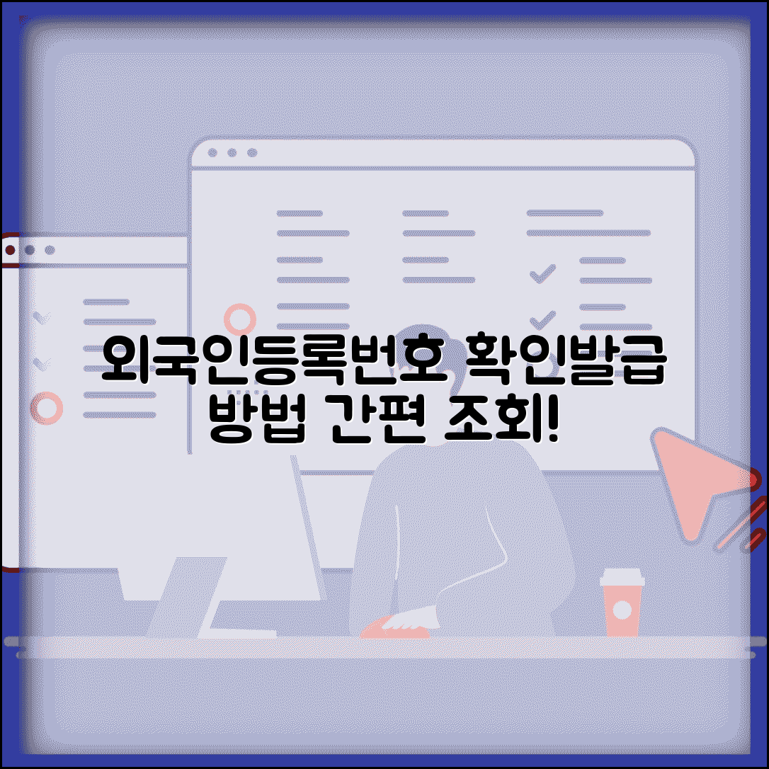 외국인등록번호 확인 조회 | 외국인등록번호 발급 신청 방법