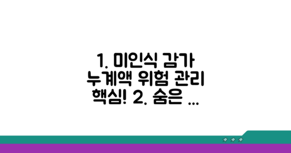미인식 감가상각 누계액 위험 관리