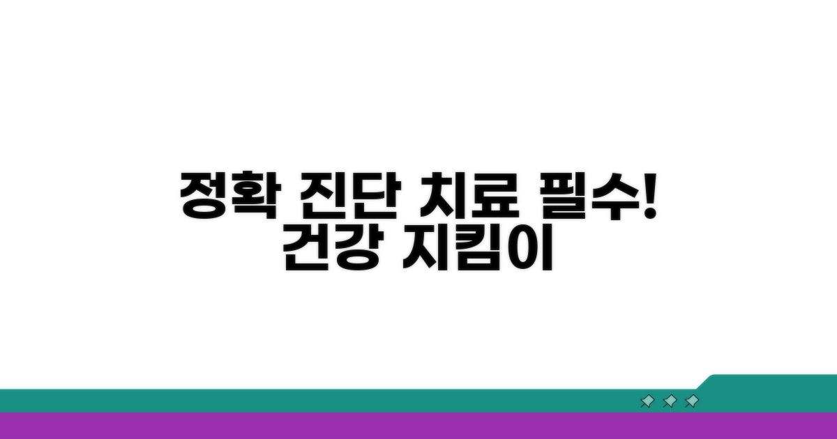 정확한 진단과 치료, 꼭 필요해요