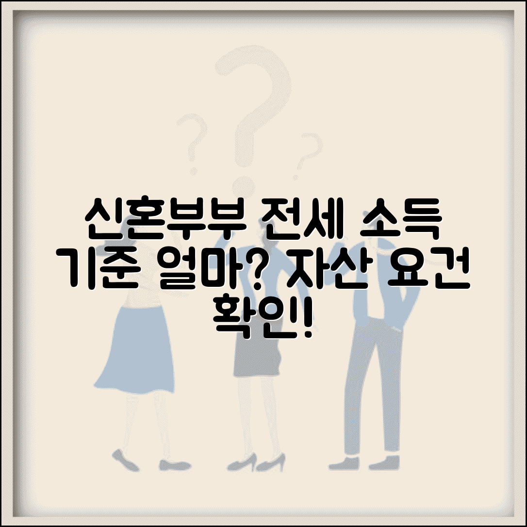 신혼부부 전세임대 소득 기준 얼마 | 신혼부부 전세 소득 요건과 자산