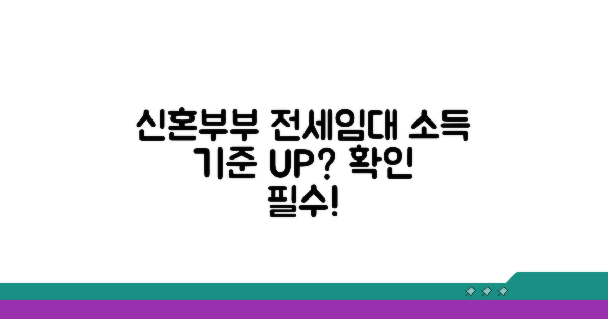 신혼부부 전세임대 소득 기준은?