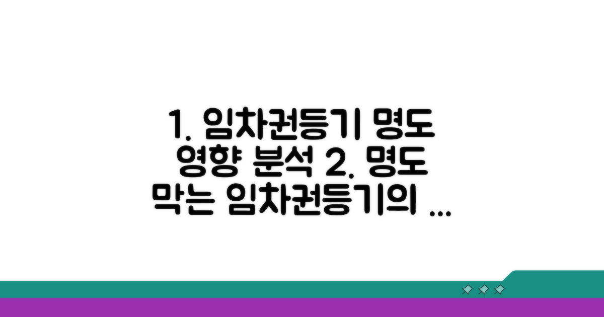 임차권 등기가 명도에 미치는 영향 분석
