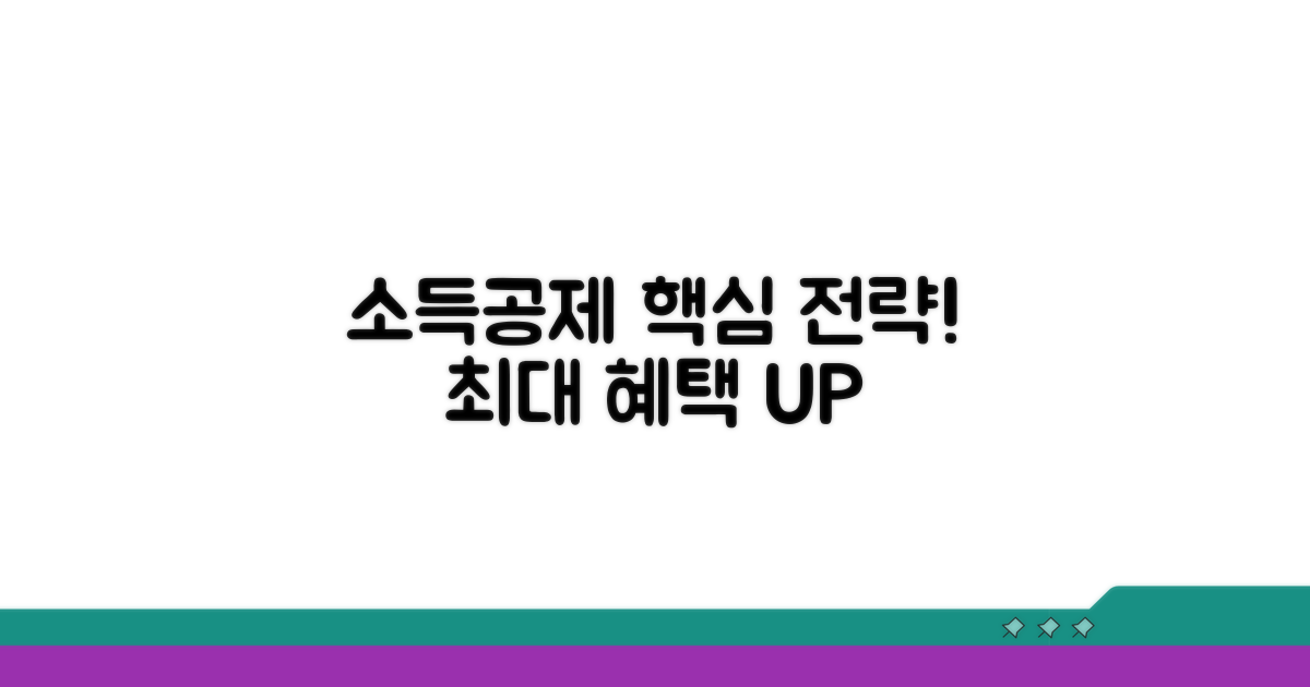 소득공제 혜택 극대화 전략