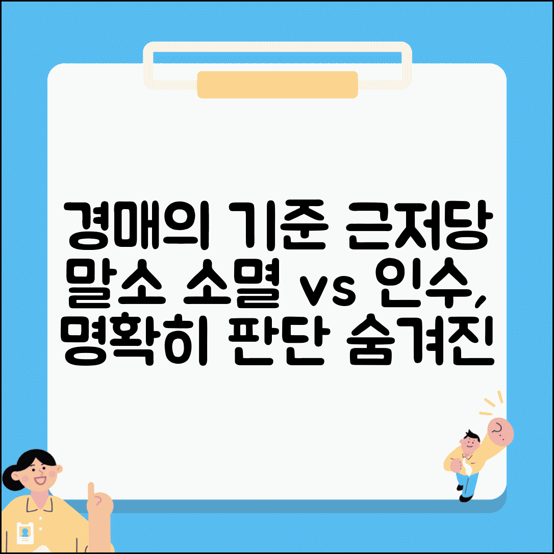 근저당권 말소 기준 경매 | 근저당 소멸과 인수 판단 기준