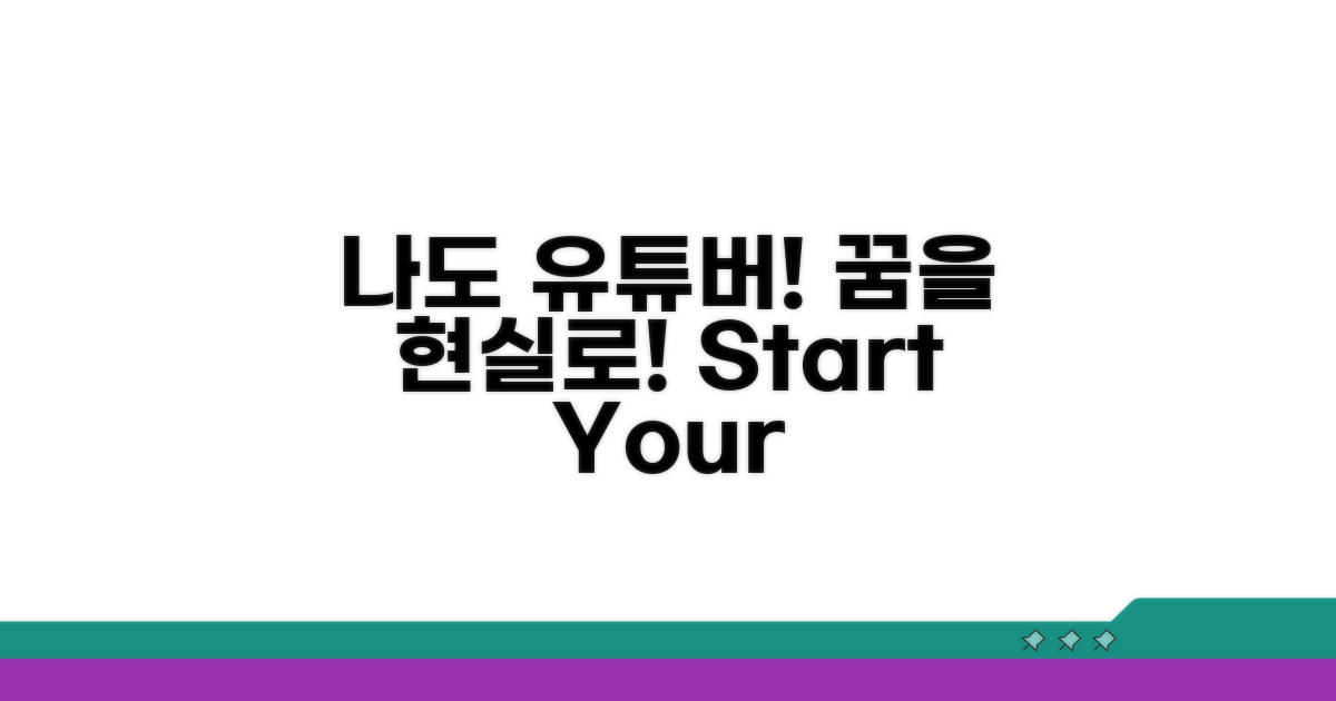 나도 유튜버! 꿈을 현실로 만들기