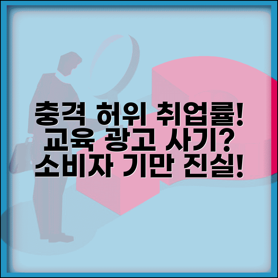 온라인 교육 업체가 약속한 취업률 거짓이었는데 사기 아닌가요 | 교육 광고 | 허위 과장 | 소비자 기만