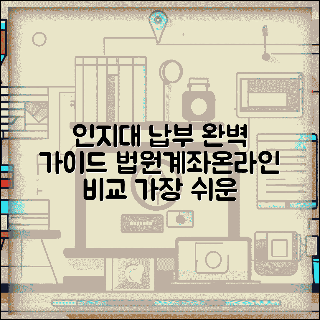 인지대 송달료 납부 방법 | 법원 수납창구/계좌이체/온라인 비교