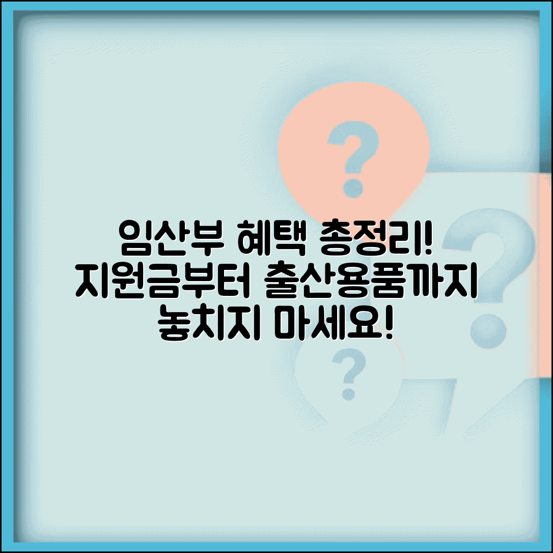 임산부 혜택 및 지원사업 | 임신 출산 지원금 | 산전검사 의료비 | 출산용품 지원 총정리