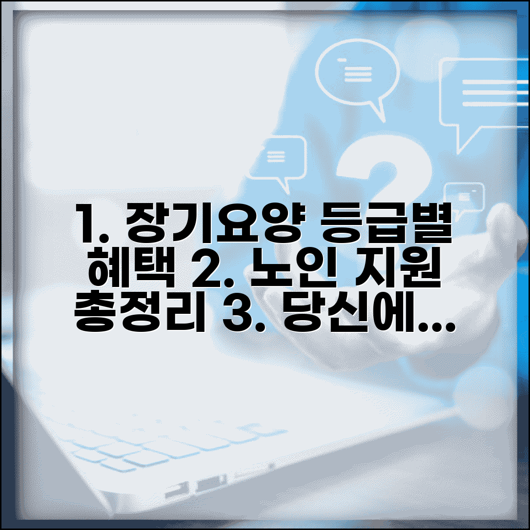 장기요양등급별 혜택 | 노인장기요양 등급별 지원 내용