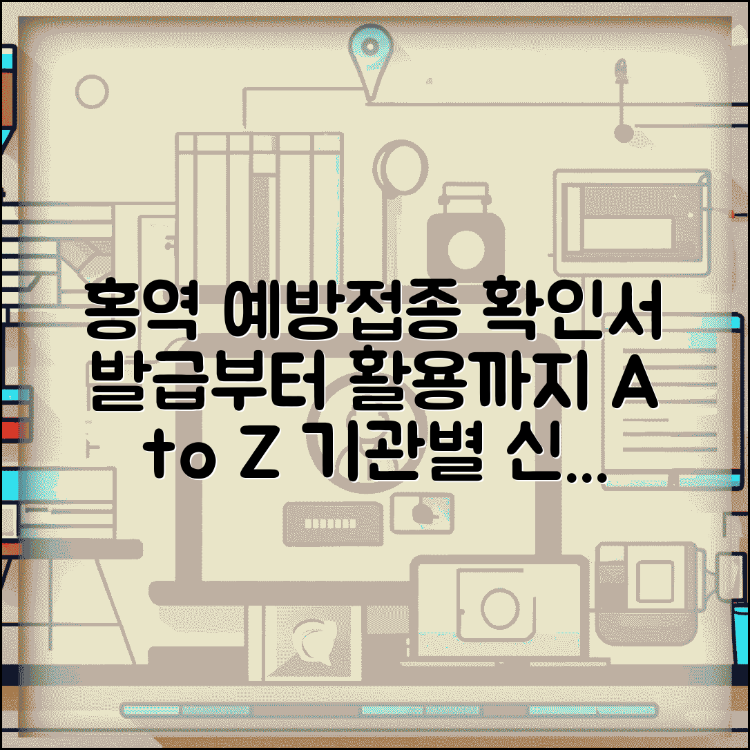 홍역예방접종확인서 발급 단계별 안내 | 기관별 신청 방법 및 활용 분야