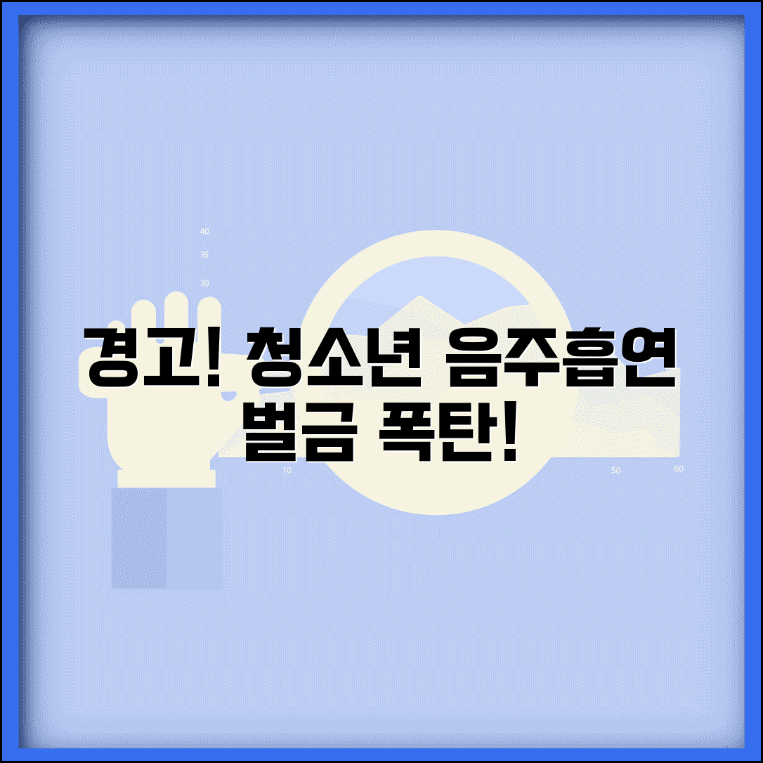청소년 음주 흡연 처벌 | 청소년 담배 술 과태료