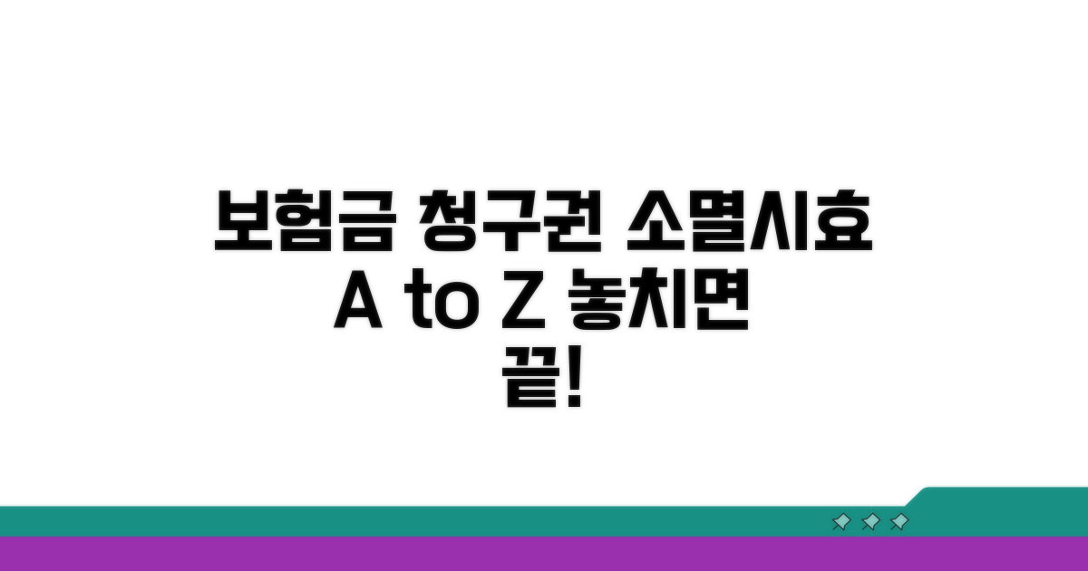보험금 청구권 소멸시효 이해하기