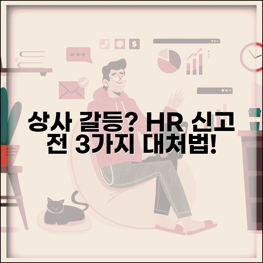 상사와 갈등 생겼을때 | HR 신고 전 3가지 대처법과 주의사항