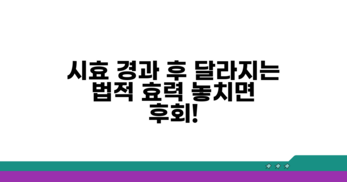 시효 경과 후 달라지는 법적 효과
