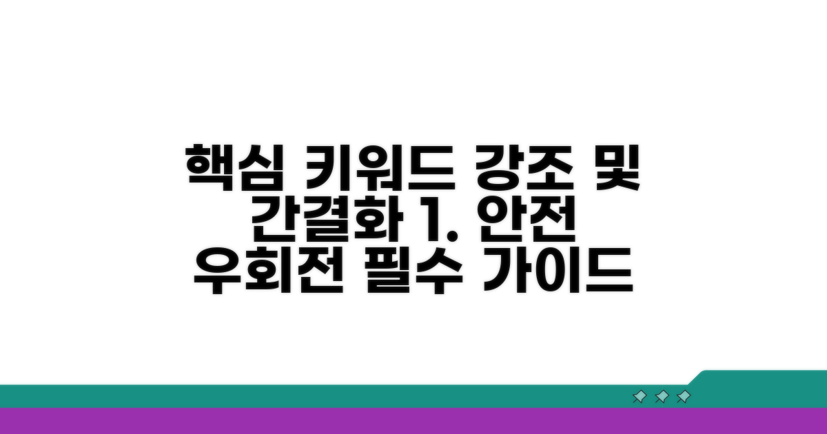 안전한 우회전 실전 가이드