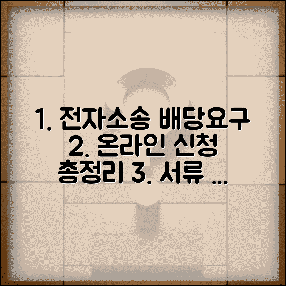 배당요구신청서 전자소송 | 온라인 신청 방법, 필요 서류 및 절차 총정리