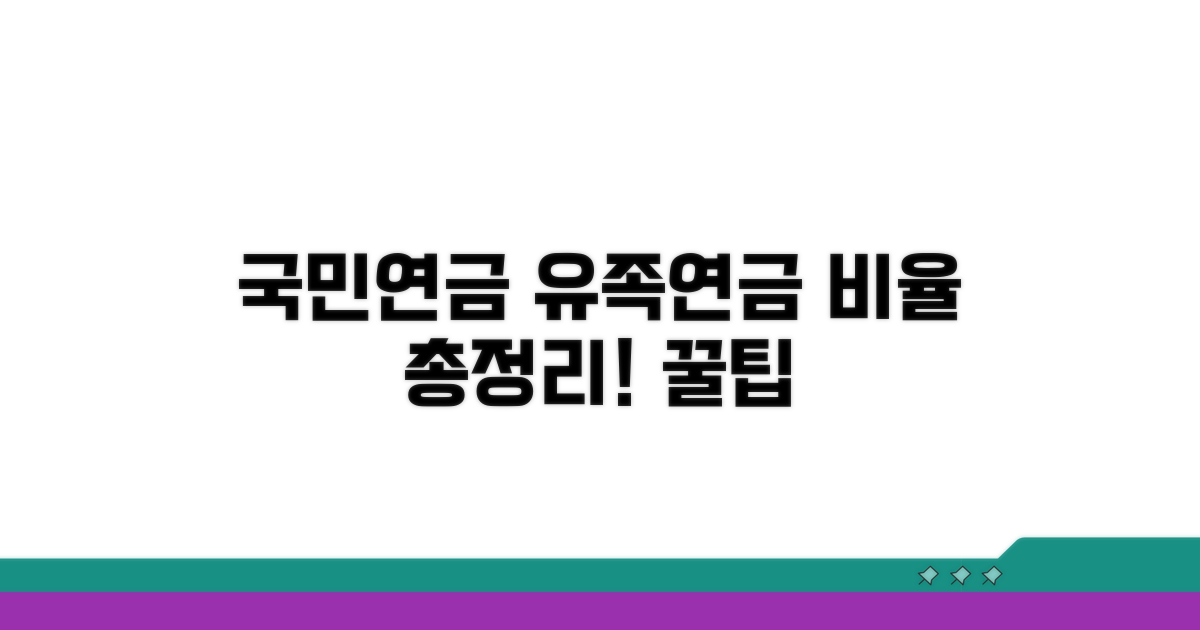 국민연금 유족연금 비율 총정리