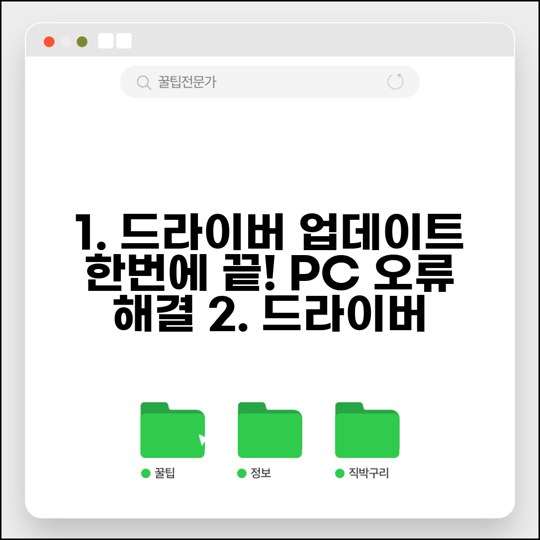 컴퓨터 드라이버 업데이트 전체 한번에 | PC 드라이버 최신 설치 및 오류 해결 방법
