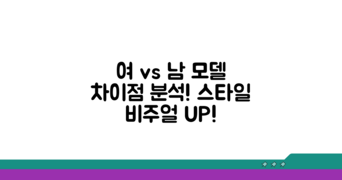 여성 vs 남성 모델, 특징 비교 분석