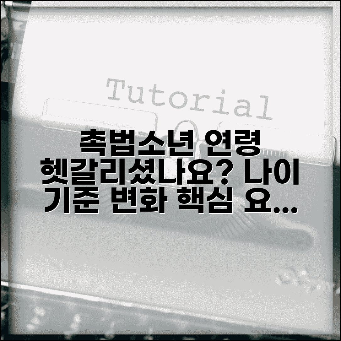 촉법소년 연령 기준과 변화 | 국내외 비교 및 개정 논의, 핵심 정리