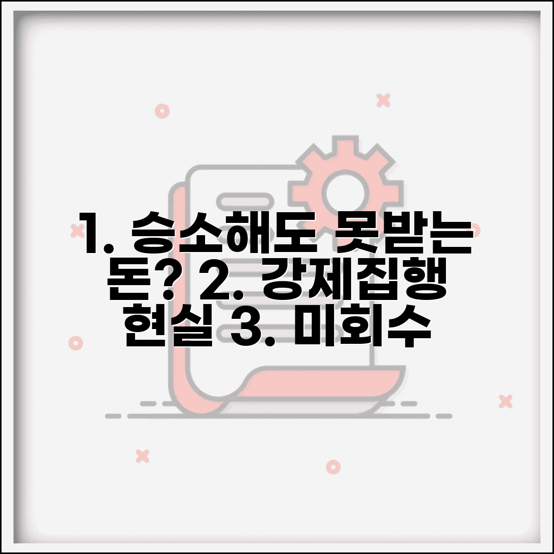 소송 승소해도 돈 못 받나요? | 승소 후 미회수, 강제집행 현실과 대처법