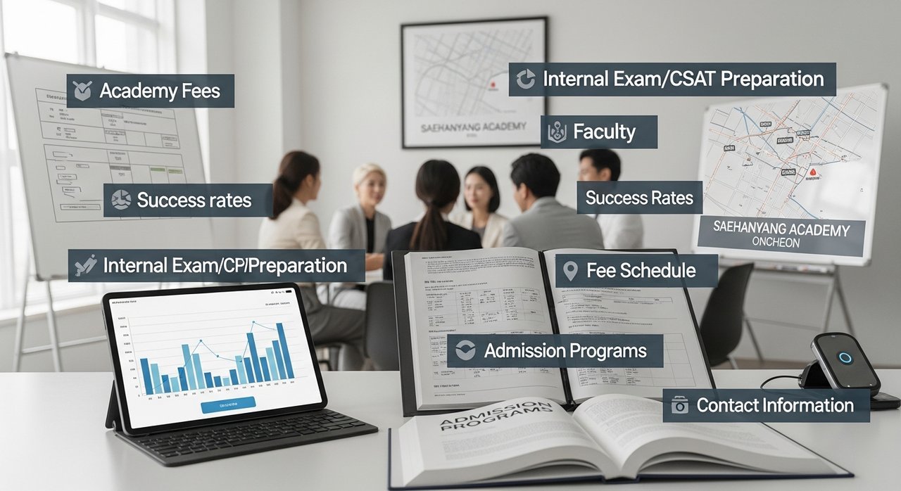 새한양학원 온천 학원비부터 합격률까지 7가지 핵심 총정리