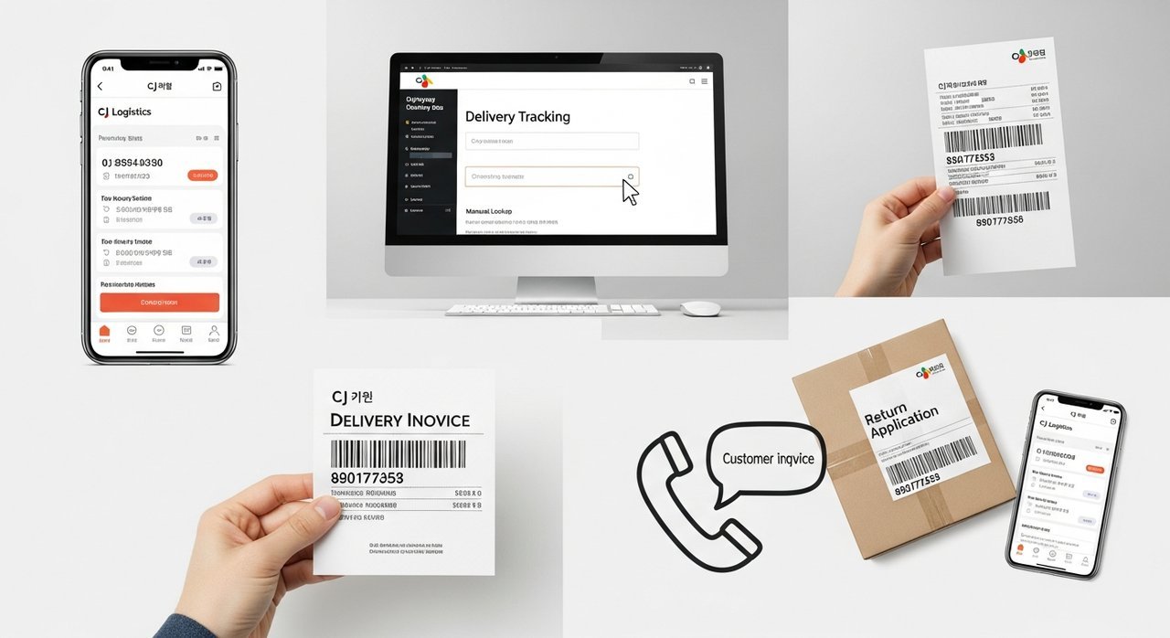 CJ대한통운 배송조회 택배현황 확인 5가지 방법 (+앱/반품)