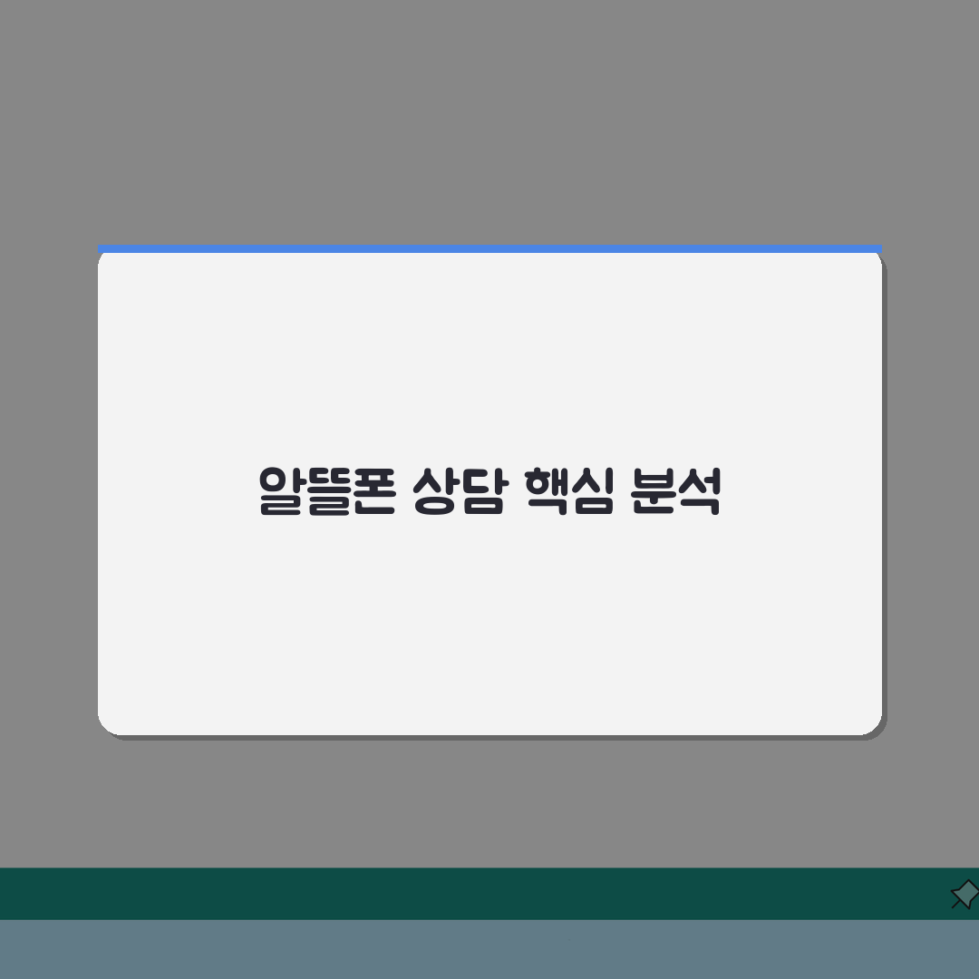 알뜰폰 고객센터 전화번호 | MVNO 상담 번호 총정리: 7가지 핵심 정보